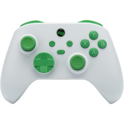 controller qubick cosw0018 switch gamepad wireless bianco/verde