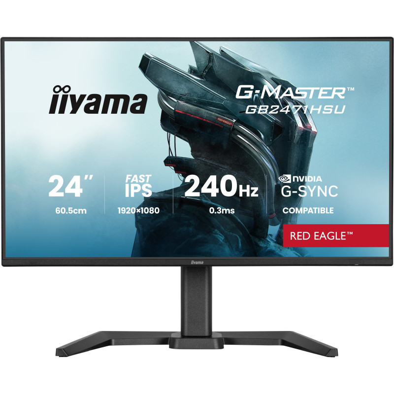 monitor led 23.8" iiyama g-master gb2471hsu-b1 full