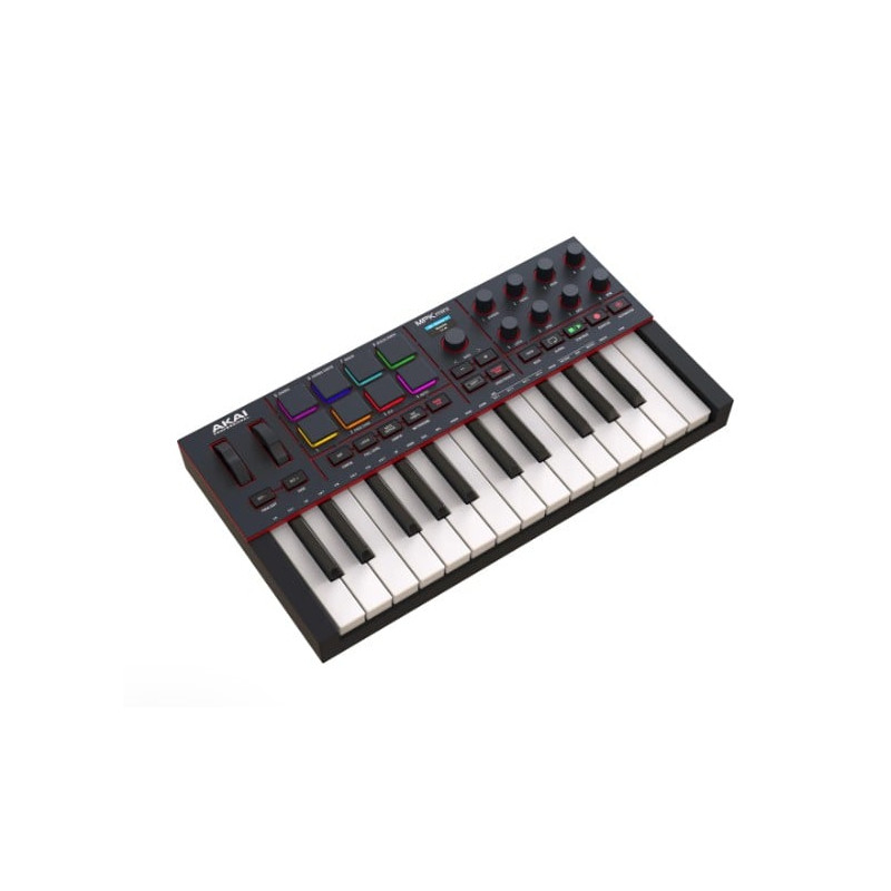 controller midi akai mpk mini mk4 a 25 tasti nero [akai mpk mini