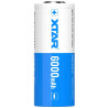 batteria xtar 26650 xtar lithium 3.6v 6000mah [26650-6000]