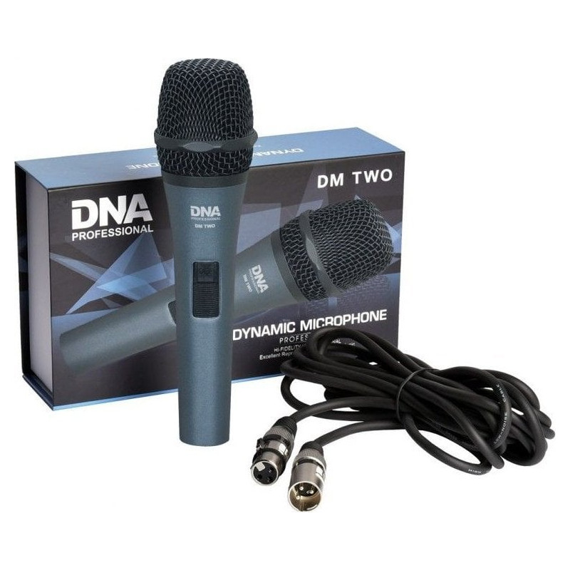 microfono dna professional dm twa dinamico con cavo 5m blu [5907780140108]