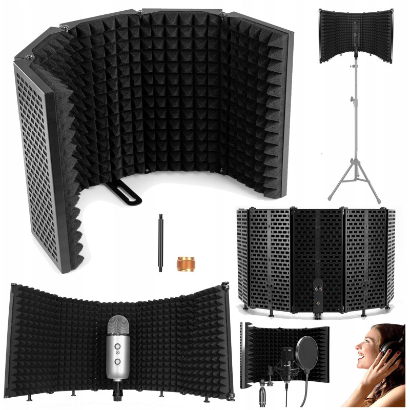 schermo da studio dna professional nsp per cabina acustica portatile