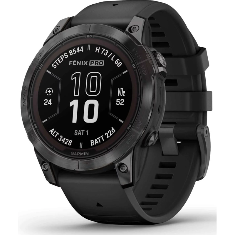 smartwatch garmin fenix 7s pro 3.05cm nero [010-02777-11]