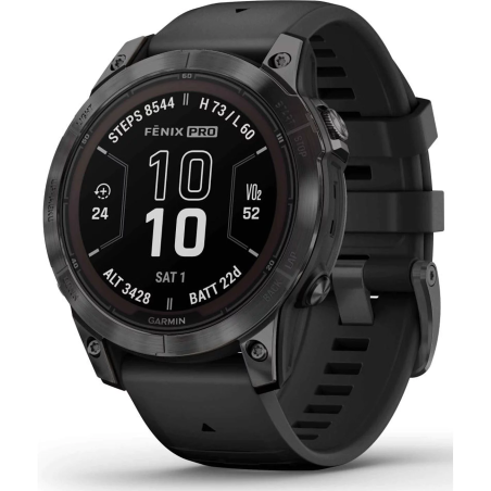 smartwatch garmin fenix 7s pro 3.05cm nero [010-02777-11]
