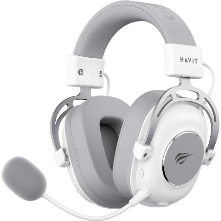 cuffie da gioco havit space s1 bluetooth wireless biancho/grigio