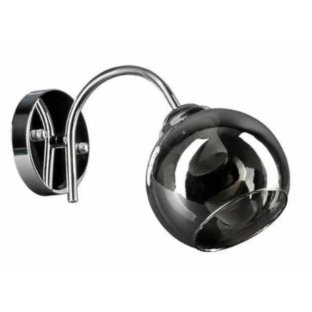 lampada da parete activejet aje-paloma 1p 1x40w nero [aje-paloma