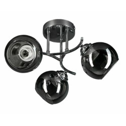 lampada a sospensione activejet aje-paloma 3p 3x40w nero cromato