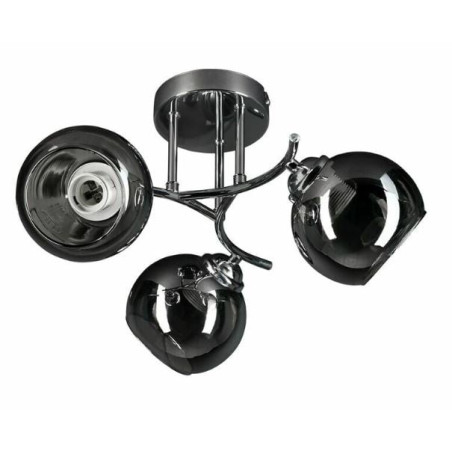 lampada a sospensione activejet aje-paloma 3p 3x40w nero cromato