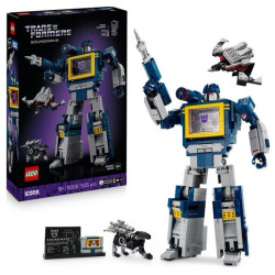 set da costruzione lego icons transformers: soundwave multicolore