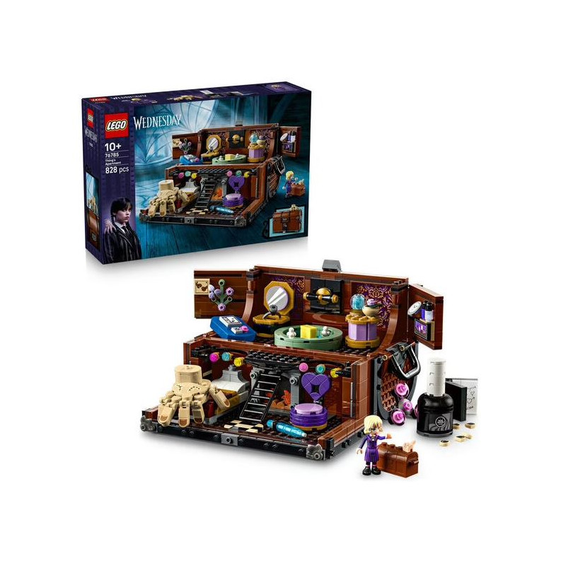 set da costruzione lego wednesday l'appartamento della cosa multicolore