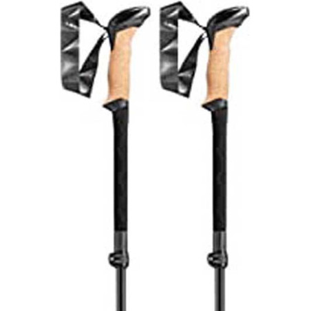 bastoncini da trekking leki black series fx carbon 110-130cm