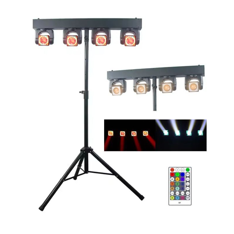 kit di illuminazione light4me mt bar 2 180w nero [5908249828346]