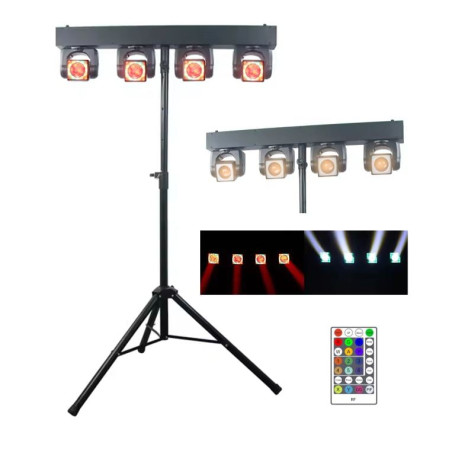 kit di illuminazione light4me mt bar 2 180w nero [5908249828346]