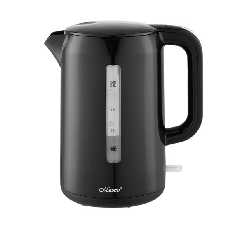 bollitore elettrico maestro mr-022 2.2l 2200w nero [mr-022-black]