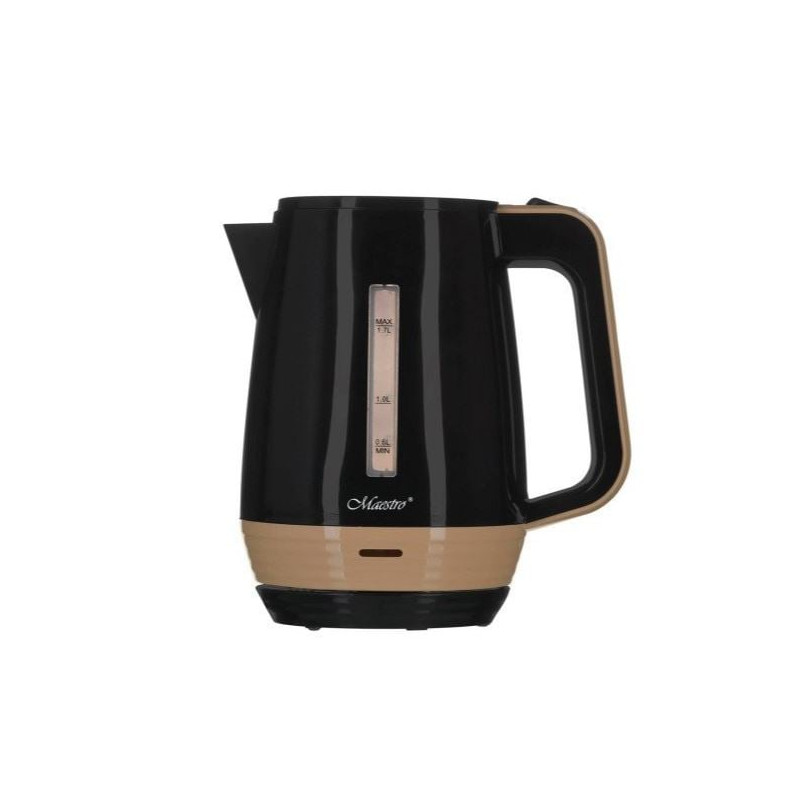 bollitore elettrico maestro mr-033 1.7l 2200w nero [mr-033-black]