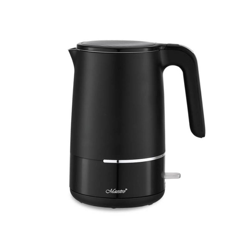 bollitore elettrico maestro mr-037 1.7l 1800w nero [mr-037-black]