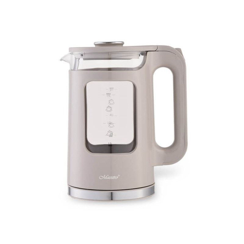 bollitore elettrico maestro mr-065 1.7l 2200w beige [mr-065-beige]