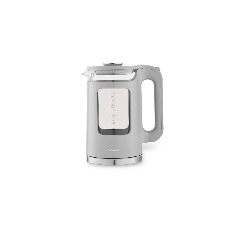 bollitore elettrico maestro mr-065 1.7l 2200w grigio [mr-065-grey]