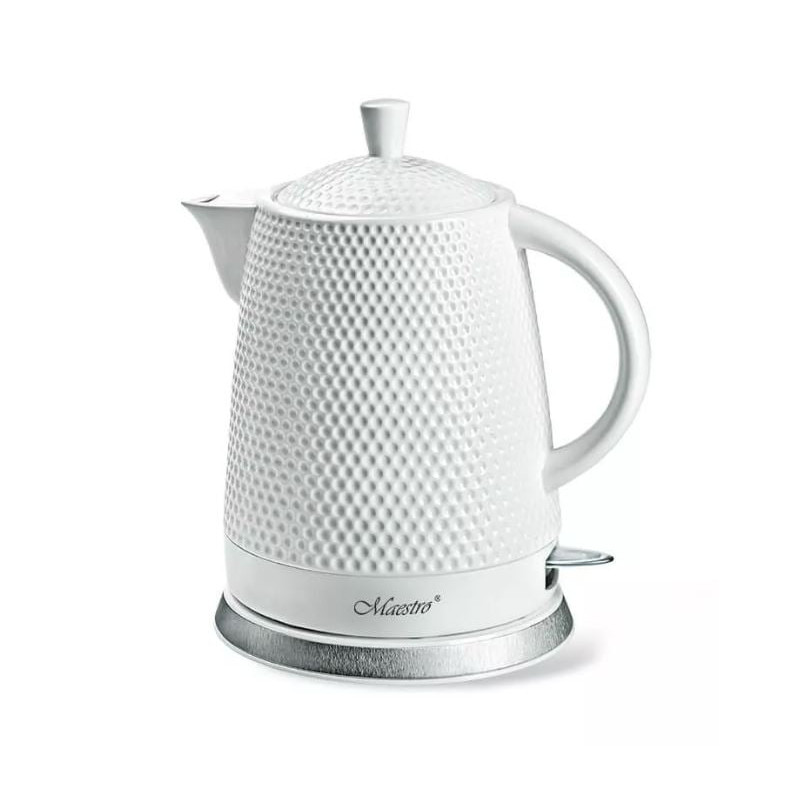 bollitore elettrico maestro mr-069 1.5l 1500w bianco [mr-069-white]