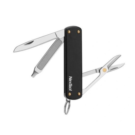 coltello tascabile nextool 4in1 nero [ne0141]