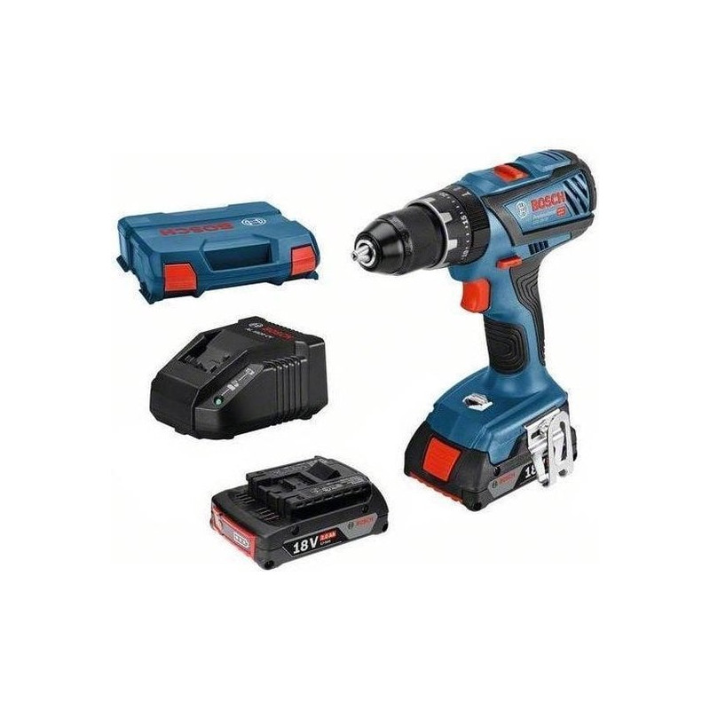 trapano a percussione gsb 18v-28 professional 2x li-ion 2ah