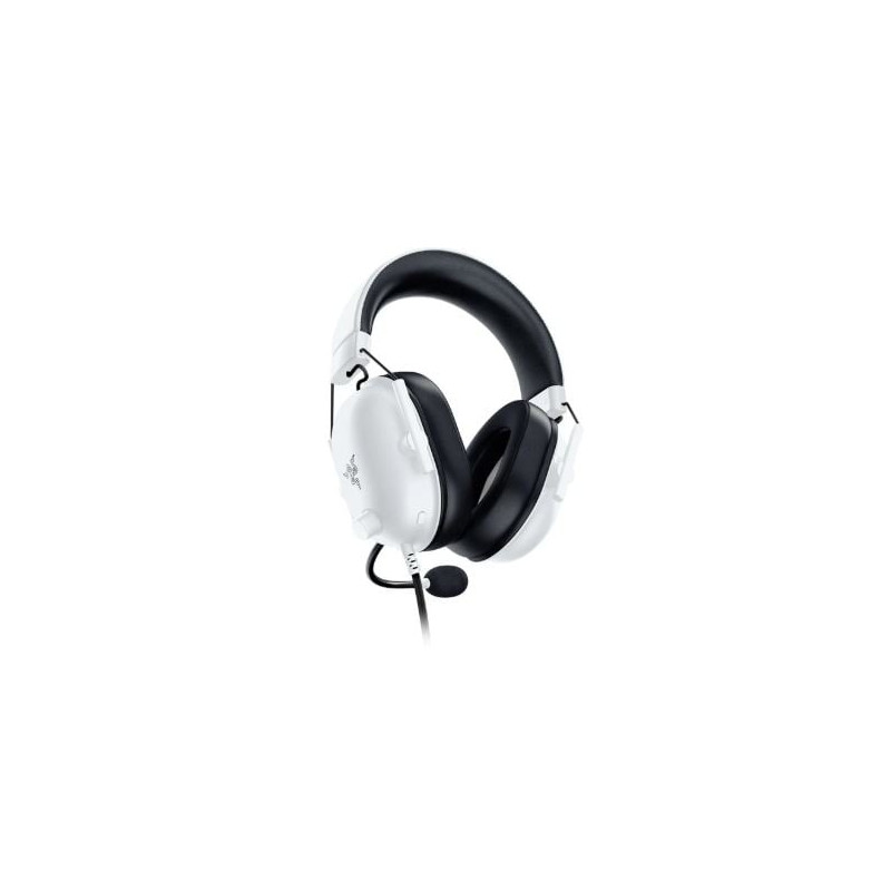 cuffie razer blackshark v2 per gaming 3.5mm con microfono bianco