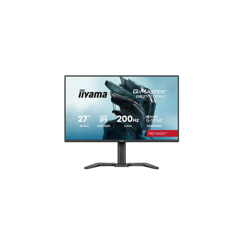 monitor led 27" iiyama g-master gb2771qsu-b1 wqhd 2560x1440