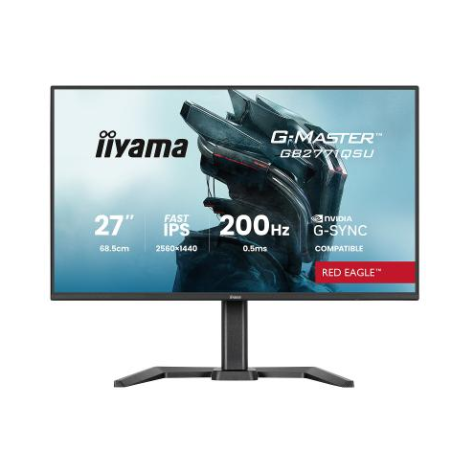monitor led 27" iiyama g-master gb2771qsu-b1 wqhd 2560x1440