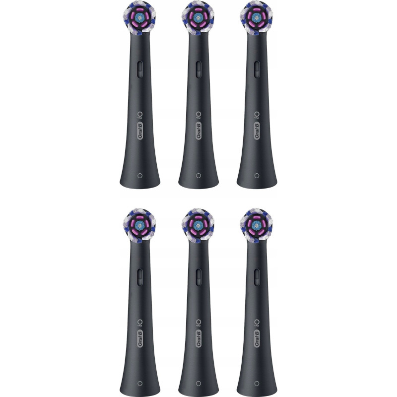 set di testine oral-b io radiant nero 6pz [radiant]