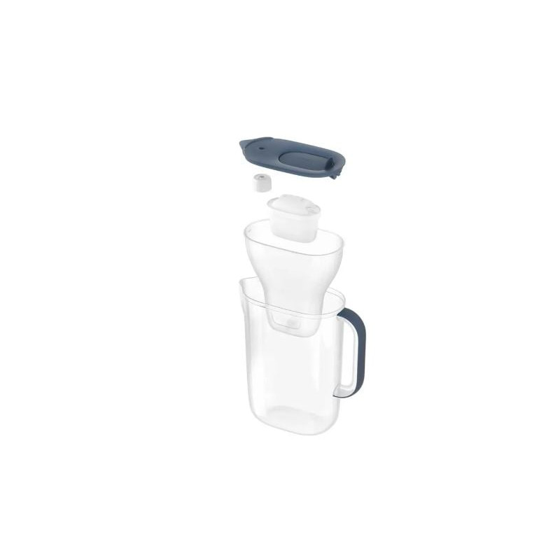 caraffa filtrante brita style essential 2.4l blu pietra [1058103]