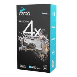 interfono per moto cardo con sistema di comunicazione bluetooth nero