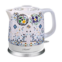 bollitore elettrico maestro mr-068-mosaic 1.5l 1500w multicolore