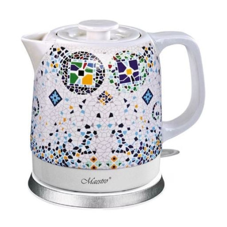 bollitore elettrico maestro mr-068-mosaic 1.5l 1500w multicolore