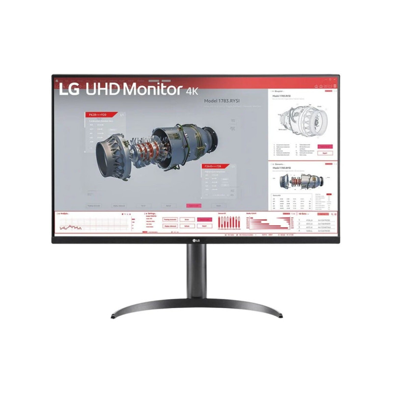 monitor led 31.5" lg 32br55uk-b 4k ultra hd 3840x2160p/4ms/classe