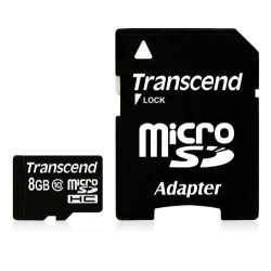 8gb scheda microsd transcend [ts8gusdhc10]