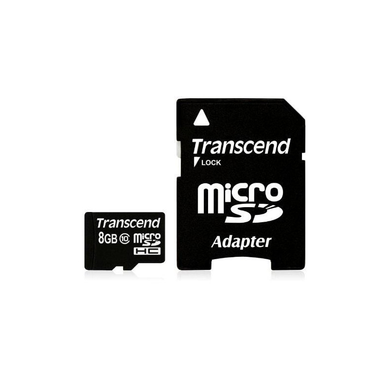 8gb scheda microsd transcend [ts8gusdhc10]