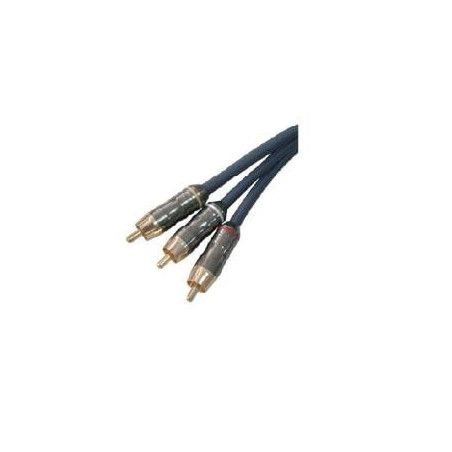 audio cable 1 m 3xrca 75oh m/m [07nxva01rp201]