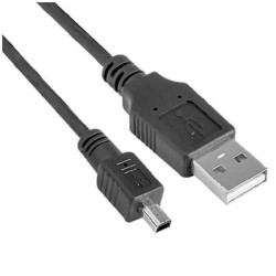 cavo usb 2.0 5mt.a/mini b 4pin nero [07nxu205mb201]