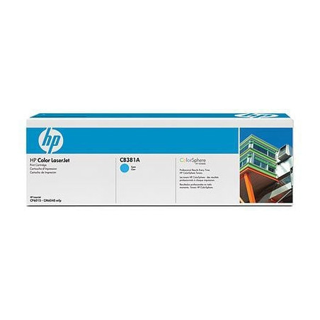 toner hp ciano colorsphere [cb381a]