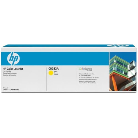 toner hp giallo colorsphere [cb382a]