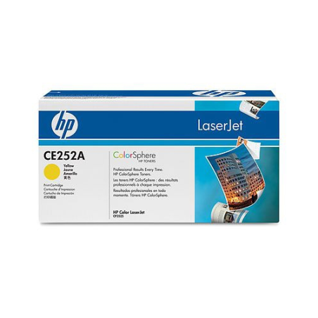toner hp giallo ce252a con colorsphere [ce252a]