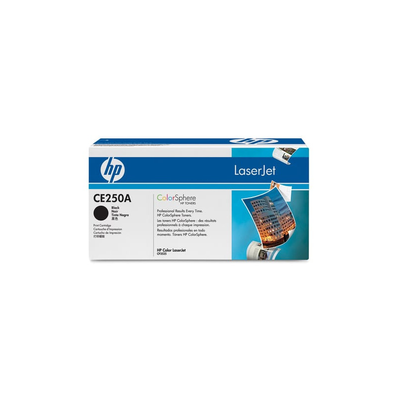 toner hp nero ce250a con colorsphere [ce250a]