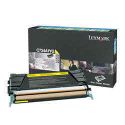 toner lexmark giallo c734, c736, x734, x736, x738 [c734a1yg]