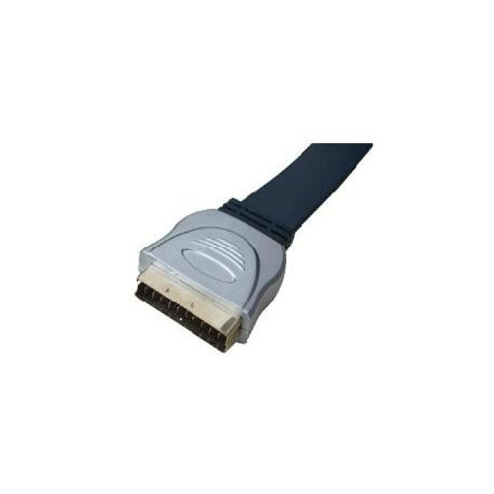 scart cable 1 m m/m nilox 21pin metal [07nxsk01ma202]
