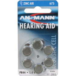 pila ansmann 6 pz. a bottone pr 675[106953]