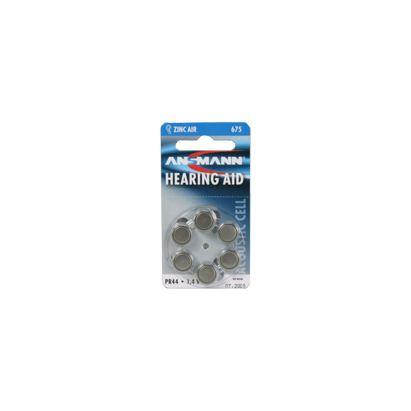 pila ansmann 6 pz. a bottone pr 675[106953]