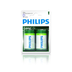 pila philips 2 pz. torcia d longlife [philips]