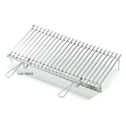 graticola barbecue ompagrill acciaio con piedini 80x45 [ompagrill]