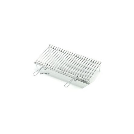 graticola barbecue ompagrill acciaio con piedini 80x45 [ompagrill]