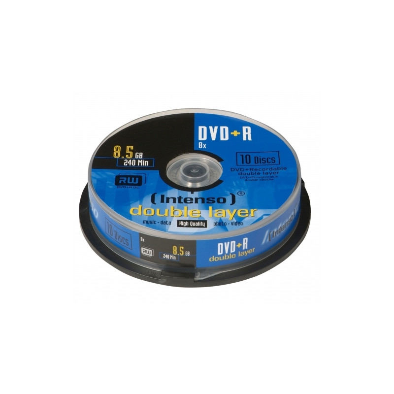 confezione dvd+r intenso 8,5gb 10pcs double layer 8x [4311142]